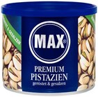 Premium Pistazien im Angebot bei REWE in Krefeld Premium Pistazien Angebote von Max bei REWE Krefeld für 4,99 €