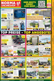 Waschmaschine im Norma Prospekt "Mehr fürs Geld" mit 20 Seiten (Homburg)