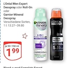 Deospray Angebote von L'Oréal Men Expert bei GLOBUS Ludwigshafen für 1,99 €