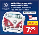 VW Bulli Dekokissen oder VW Bulli Formkissen von VW im aktuellen Netto Marken-Discount Prospekt