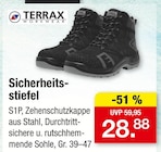 Sicherheitsstiefel Angebote von Terrax Workwear bei Zimmermann Göttingen für 28,88 €