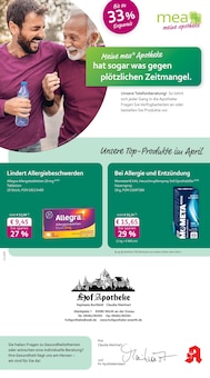 mea - meine apotheke Prospekt Unsere April-Angebote mit 4 Seiten