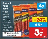 Kabanossi to go von Snack It im aktuellen Netto Marken-Discount Prospekt