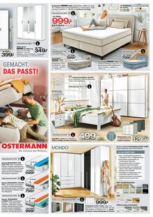 Boxspringbett im aktuellen Ostermann Prospekt (Essen) Boxspringbett im Ostermann Prospekt "FĂśR IHR ZUHAUSE GEMACHT." mit 12 Seiten (Essen)