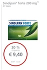 LINDA Premiumapotheke - Sinolpan forte 200 mg Angebot im Prospekt Sinolpan forte 200 mg bei LINDA Premiumapotheke im Prospekt "" für 9,40 €