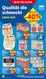 Wurstaufschnitt im Lidl Prospekt Wurstaufschnitt im Lidl Prospekt "LIDL LOHNT SICH" auf Seite 18
