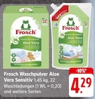 Aktuelles Waschpulver Aloe Vera Sensitiv oder Waschmittel Aloe Vera Sensitiv Angebot bei E center in Freiburg (Breisgau) ab 4,29 €