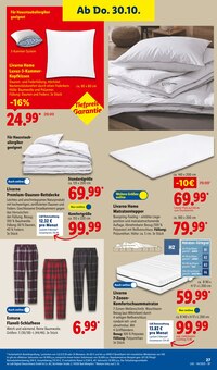 Bettdecke im aktuellen Lidl Prospekt (Fürth) Bettdecke im Lidl Prospekt "LIDL LOHNT SICH" mit 67 Seiten (Fürth)