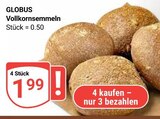 Aktuelles Vollkornsemmeln Angebot bei GLOBUS in Ludwigshafen (Rhein) ab 1,99 €