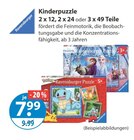 Kinderpuzzle 2 x 12 Teile von Ravensburger im aktuellen V-Markt Prospekt für 7,99 €