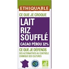 Tablette de chocolat au lait Bio - ETHIQUABLE en promo chez Carrefour Vitry-sur-Seine à 2,60 €