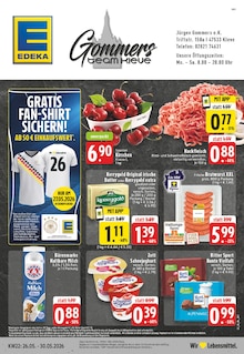 EDEKA Prospekt der Woche "Aktuelle Angebote" Seite 1, 26.05.2026 bis 30.05.2026 für Kleve Aktueller EDEKA Prospekt "Aktuelle Angebote" Seite 1 von 26 Seiten für Kleve