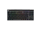 G Pro X TKL Lightspeed LIGHTSYNC RGB, Gaming Tastatur, Mechanisch, Logitech GX Brown, Kabellos, Schwarz von LOGITECH im aktuellen MediaMarkt Saturn Prospekt für 159,99 €