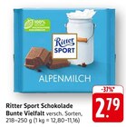 Schokolade Bunte Vielfalt Angebote von Ritter Sport bei E center Villingen-Schwenningen für 2,79 €