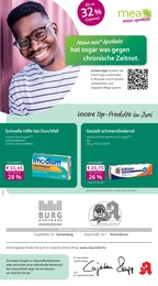 Apotheken Prospekt von mea - meine apotheke in Schramberg Aktueller mea - meine apotheke Apotheken Prospekt für Schramberg: Unsere Juni-Angebote mit 4} Seiten, 01.06.2026 - 30.06.2026