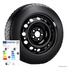 Stahl-Winterkomplettrad 15 Zoll mit Semperit Speed-Grip 5 185/65 R 15 88T, links bei Volkswagen im Neuhardenberg Prospekt für 133,00 €