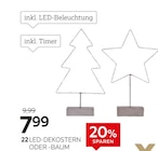 X-Mas LED-Dekostern oder Dekobaum Angebote bei XXXLutz Möbelhäuser Bottrop für 7,99 €