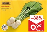 Mairübchen von HEIMAT für 0,99 € bei Netto Marken-Discount im Angebot Mairübchen von HEIMAT im aktuellen Netto Marken-Discount Prospekt