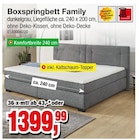 Aktuelles Boxspringbett Family Angebot bei Die Möbelfundgrube in Trier ab 1.399,99 €