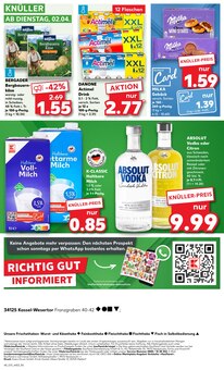 Vodka im Kaufland Prospekt "Aktuelle Angebote" mit 52 Seiten (Kassel)