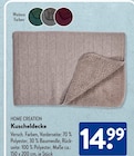 Kuscheldecke im ALDI SÜD Prospekt Kuscheldecke von Home Creation im aktuellen ALDI SÜD Prospekt für 14,99 €