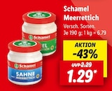 Meerrettich Angebote von Schamel bei Lidl Bad Kreuznach für 1,29 €