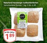 Aufbackbrötchen Angebote von Naturland Herzberger bei GLOBUS Oberursel für 1,89 €