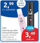 Taft Haarspray von Schwarzkopf im aktuellen budni Prospekt