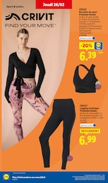 Offre Legging femme dans le catalogue Lidl du moment à la page 16