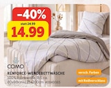 Renforcé-Wendebettwäsche Angebote von COMO bei Sconto SB Schwerin für 14,99 €