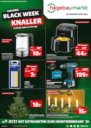 Hagebaumarkt Prospekt: "UNSERE BLACK WEEK KNALLER", 10 Seiten, 23.11.2024 - 30.11.2024