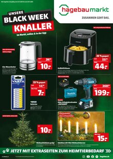 Aktueller Hagebaumarkt Prospekt "UNSERE BLACK WEEK KNALLER" Seite 1 von 10 Seiten