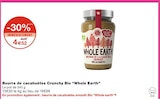 Beurre de cacahuètes Crunchy Bio - Whole Earth dans le catalogue Monoprix