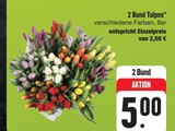 2 Bund Tulpen Angebote bei E center Chemnitz für 5,00 €