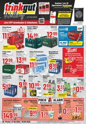 Trinkgut GetrĂ€nkemarkt Prospekt der aktuellen Woche mit 6 Seiten, gĂŒltig von 23.06.2025 bis 28.06.2025, in Gronau und Umgebung Aktueller Trinkgut GetrĂ€nkemarkt Prospekt in Gronau und Umgebung, "Aktuelle Angebote" mit 6 Seiten, 23.06.2025 - 28.06.2025