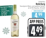 Rotwein im EDEKA Prospekt Sauvignon Blanc von Nederburg im aktuellen EDEKA Prospekt für 4,49 €