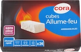 (1)Cubes allume-feu - Cora en promo chez Carrefour Ermont à 1,60 €