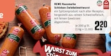 Schinken-Zwiebelmettwurst Angebote von REWE Hausmarke bei REWE Kleve für 2,20 €