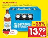 Bayreuther Hell bei Netto Marken-Discount im Flieden Prospekt für 13,99 €