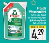 Waschmittel von Frosch im aktuellen EDEKA Prospekt für 4,29 €