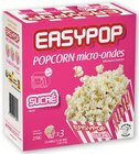 Popcorn micro-ondes - EASY POP en promo chez U Express Bron à 2,79 €