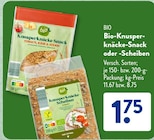Knusperknäcke-Snack Tomate, Käse & Sesam von Bio im aktuellen ALDI SÜD Prospekt