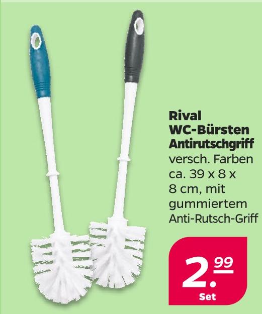 WC-Bürsten Antirutschgriff