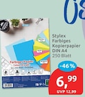 Farbiges Kopierpapier DIN A4 Angebote von Stylex bei budni Stade für 6,99 €
