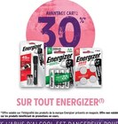 30% avantage carte sur tout ENERGIZER - ENERGIZER - Intermarché Hyper à Bordeaux 30% avantage carte sur tout ENERGIZER - ENERGIZER en promo chez Intermarché Hyper Bordeaux
