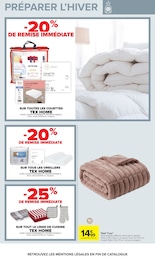 Prix et réduction Plaid dans le prospectus Carrefour en cours Offre Plaid dans le catalogue Carrefour du moment à la page 58