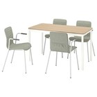 Konferenztisch und Stühle Eichenfurnier weiß lasiert/hellgrün weiß im Angebot bei IKEA in Hof Konferenztisch und Stühle Eichenfurnier weiß lasiert/hellgrün weiß Angebote von TOMMARYD / LÄKTARE bei IKEA Hof für 598,96 €