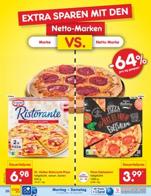Pizza im Netto Marken-Discount Prospekt "Aktuelle Angebote" mit 68 Seiten (Magdeburg)