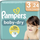 Changes bébé baby dry - PAMPERS en promo chez Casino Supermarchés Mérignac à 5,55 €