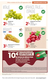 Promos Fruits Et Légumes dans le catalogue "FOIRE AUX VINS D'AUTOMNE" de Auchan Hypermarché Fruits Et Légumes en promo dans le catalogue Auchan Hypermarché à la page 59